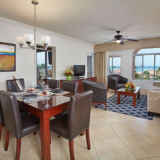 Divi Village Golf and Beach Resort &mdash; Sample 2-bedroom dining area
