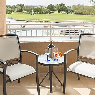 Divi Village Golf and Beach Resort — Sample 2-bedroom golf suite balcony