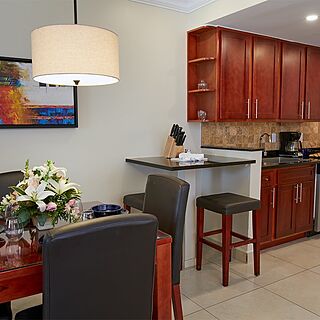 Divi Village Golf and Beach Resort — Sample 2-bedroom golf suite kitchen