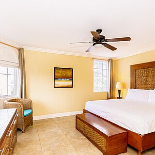 Divi Village Golf and Beach Resort &mdash; Sample 3-bedroom golf suite bedroom