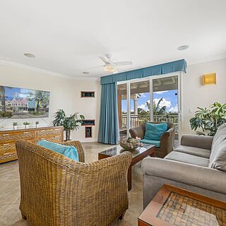 Divi Village Golf and Beach Resort &mdash; Sample 3-bedroom golf suite living area