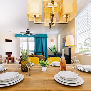 Divi Village Golf and Beach Resort &mdash; Sample 3-bedroom golf suite dining area