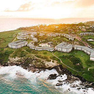 The Point at Poipu — Aerial view of resort exterior