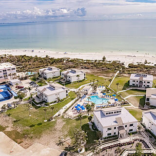 Sanibel Beach Club — Aerial exterior shot