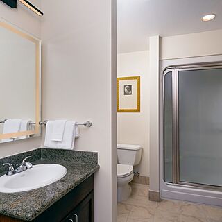 Tahiti Village — Sample bathroom