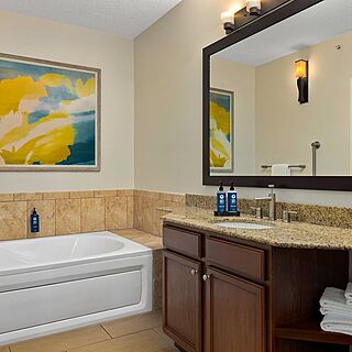 Club Wyndham Cypress Palms — Sample bathroom