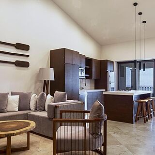 Live Aqua Private Residences Los Cabos — Sample Living Area