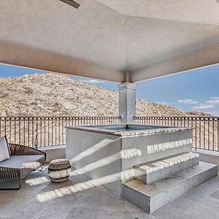 Live Aqua Private Residences Los Cabos — Sample Balcony