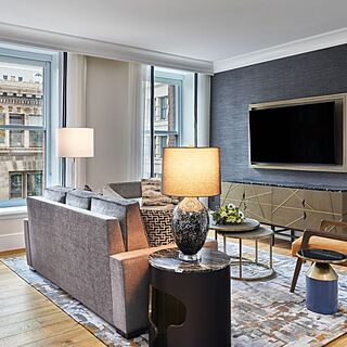 The Ritz Carlton Club, San Francisco — One-bedroom residence living area