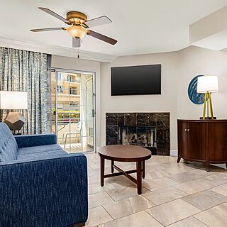 Holiday Inn Club Vacations at Desert Club Resort — Sample one-bedroom villa living area