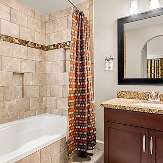Holiday Inn Club Vacations at Desert Club Resort — Sample one-bedroom villa bathroom