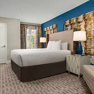 Holiday Inn Club Vacations at Desert Club Resort — Sample one-bedroom deluxe villa bedroom