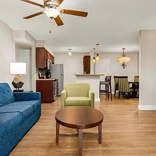 Holiday Inn Club Vacations at Desert Club Resort — Sample one-bedroom deluxe villa living area