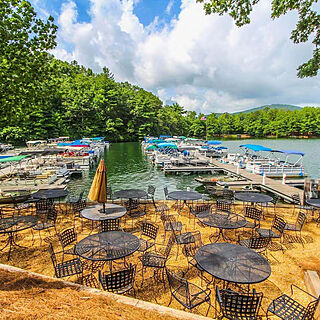 Golf Club Villas at Big Canoe — Marina and patio
