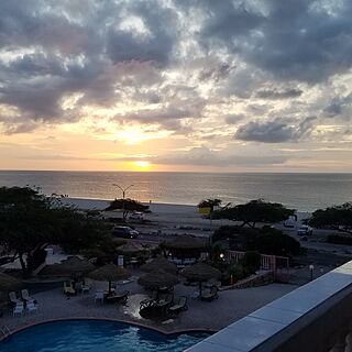 Sunset from balcony