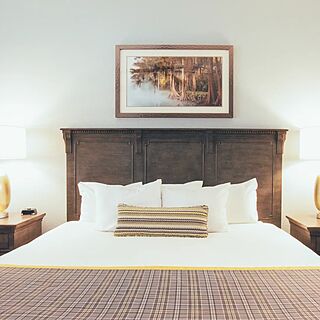 Holiday Inn Club Vacations at Orange Lake Resort - River Island — Sample three-bedroom lock-off villa bedroom
