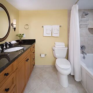Holiday Inn Club Vacations at Orange Lake Resort - West Village — Sample studio bathroom