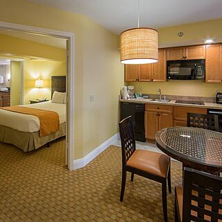 Holiday Inn Club Vacations at Orange Lake Resort - West Village — Sample one-bedroom clubhouse kitchenette
