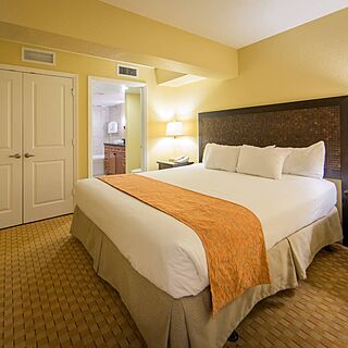 Holiday Inn Club Vacations at Orange Lake Resort - West Village — Sample one-bedroom clubhouse bedroom