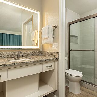 Holiday Inn Club Vacations at Orange Lake Resort - West Village — Sample two-bedroom bathroom