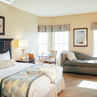 Holiday Inn Club Vacations at Orange Lake Resort - East Village &mdash; Sample three-bedroom villa bedroom