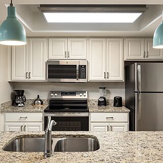 Holiday Inn Club Vacations at Orange Lake Resort - East Village &mdash; Sample two-bedroom villa kitchen