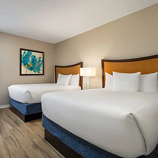 Holiday Inn Club Vacations at Orange Lake Resort - East Village — Sample two-bedroom villa bedroom