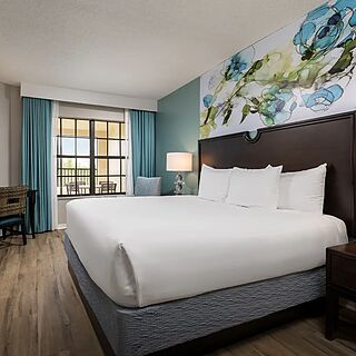 Holiday Inn Club Vacations at Orange Lake Resort - East Village — Sample two-bedroom villa bedroom
