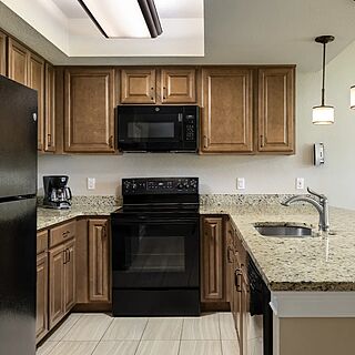 Holiday Inn Club Vacations at Orange Lake Resort - North Village — Sample two-bedroom kitchen