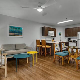 WorldMark Kihei Resort — Sample one-bedroom living area