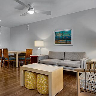 WorldMark Kihei Resort — Sample two-bedroom suite living area