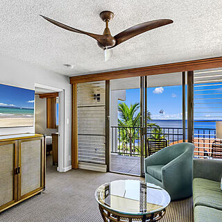 Maui Beach Vacation Club — Sample two-bedroom living area
