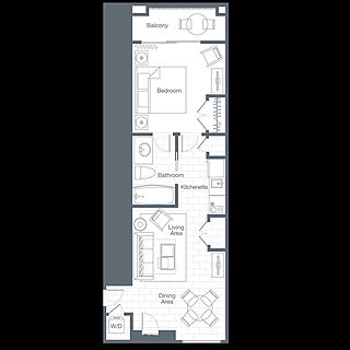 Sheraton Vistana Villages — Smaller one-bedroom villa floorplan