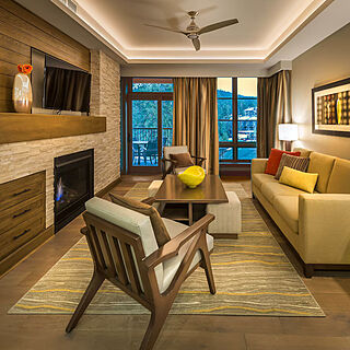 Hyatt Vacation Club at Northstar Lodge — Sample living area