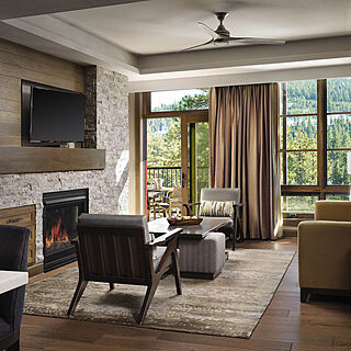 Hyatt Vacation Club at Northstar Lodge — Sample living area