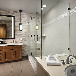 Hyatt Vacation Club at Northstar Lodge — Sample bathroom