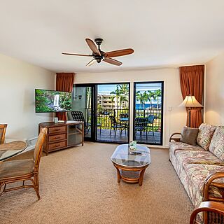 Lawai Beach Resort — Sample living area