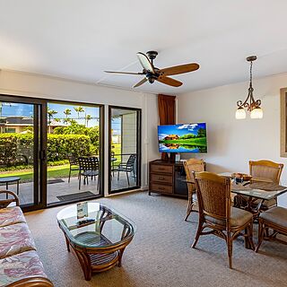 Lawai Beach Resort — Sample living area