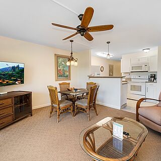 Lawai Beach Resort — Sample living area