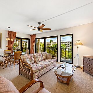 Lawai Beach Resort — Sample living area