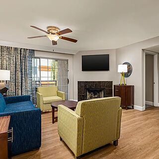 Holiday Inn Club Vacations at Desert Club Resort — Sample two-bedroom deluxe villa living area