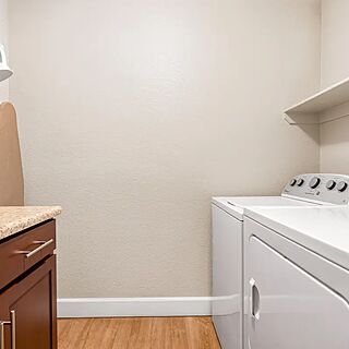 Holiday Inn Club Vacations at Desert Club Resort — Sample two-bedroom deluxe villa laundry room