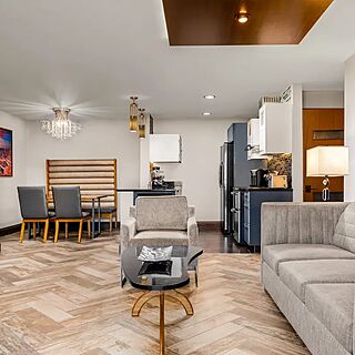 Holiday Inn Club Vacations at Desert Club Resort — Sample one-bedroom Signature villa living area