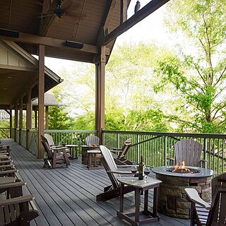Marriott's Willow Ridge Lodge &mdash; Outdoor fire pit and seating