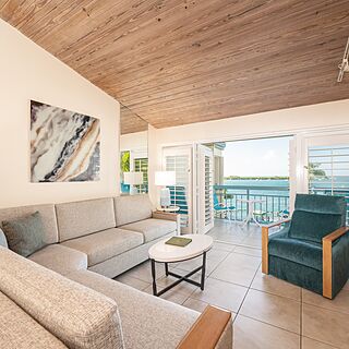 Living room with Gulf view