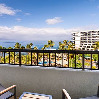 Marriott's Maui Ocean Club - Molokai, Maui & Lanai Towers &mdash; Sample balcony