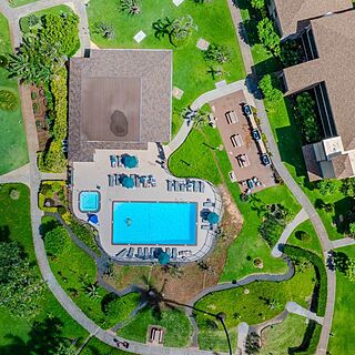 Pono Kai &mdash; Aerial pool view