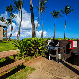 Pono Kai — Barbecue grill area