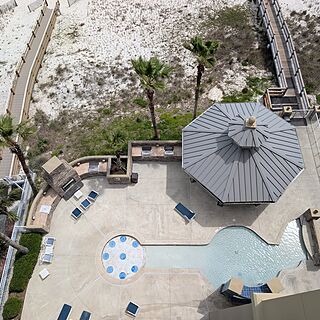view from balcony