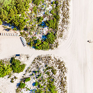 The Native Sun — Aerial view of beach